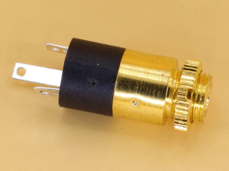 Stereo Socket 3.5mm Panel Mount Gold Plated