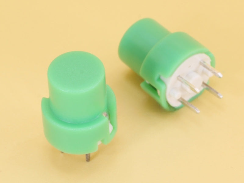 Tact Key Switch Round Green