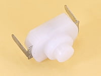 Switch On Off Push 30V 1A White Feet Bent