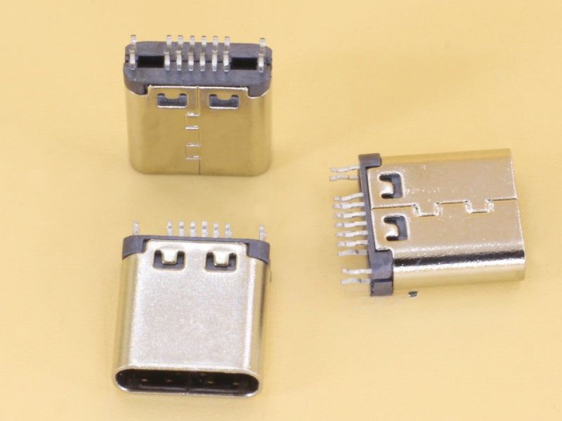 USB Type-C 16P Female Inline PCB 0.8mm
