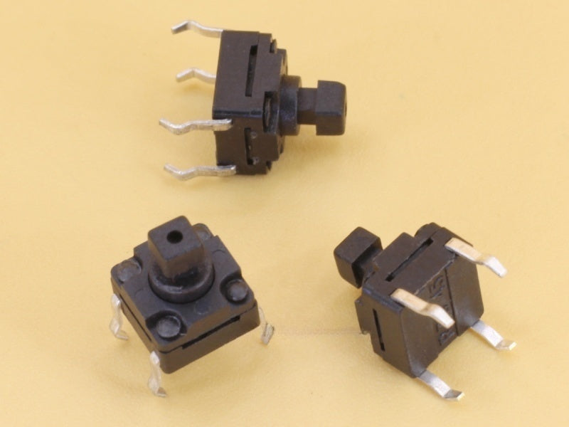 Tactile Switch 6x6x7.3mm TH 4 Pin Square Head 2.4mm Waterproof IP67