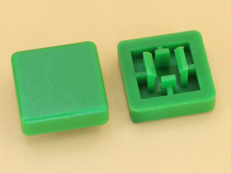 Green Cap S12 Square Stem 3.8mm for Switches 12x12x7.3mm