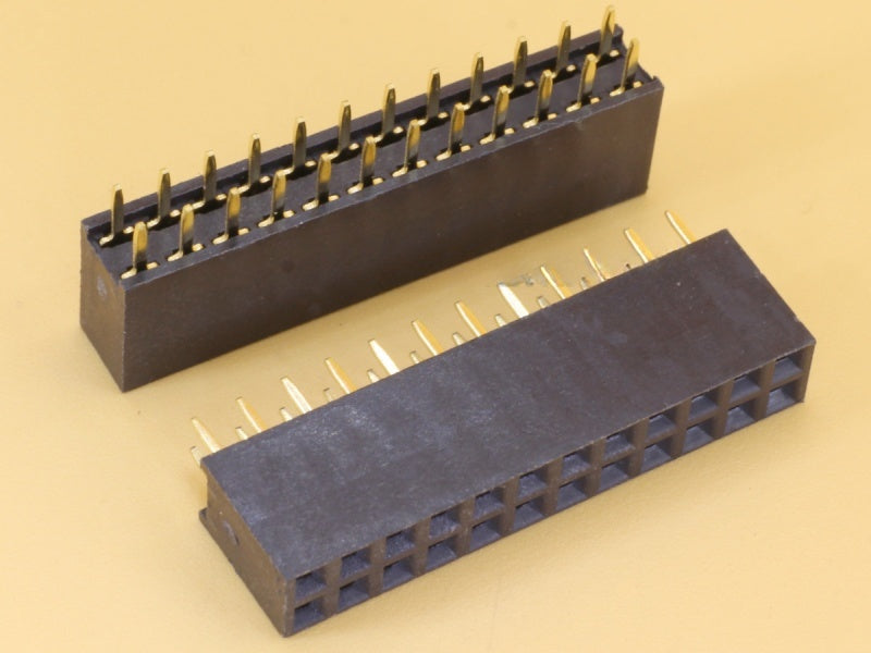 2x12 24P 2.54mm Female Straight Double Row Header Strip