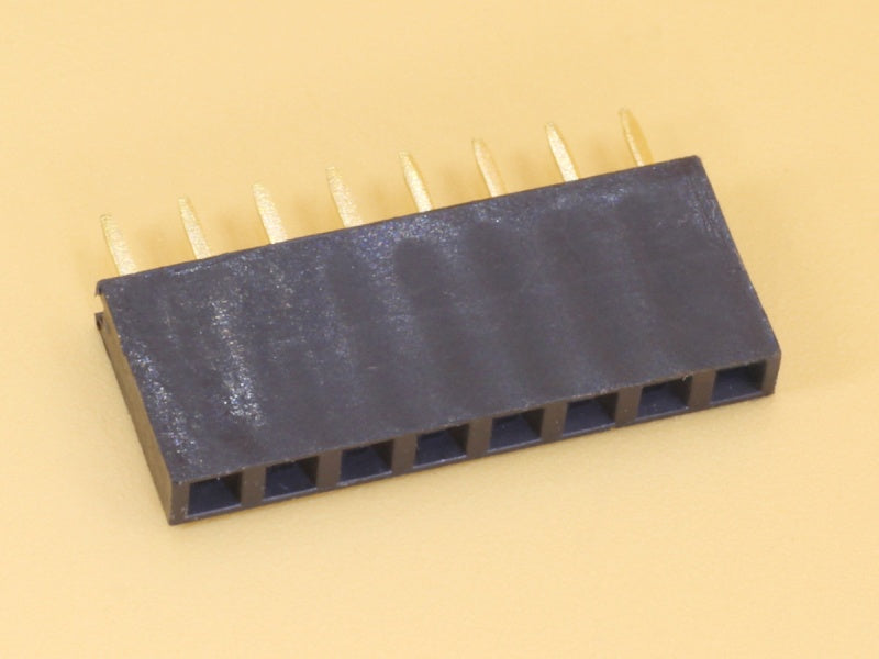 1x8 2.54mm Female Straight Single Row Header Strip