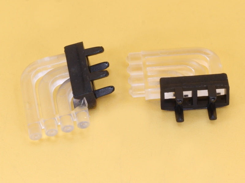 LED Light Guide Right Angle 4 channels