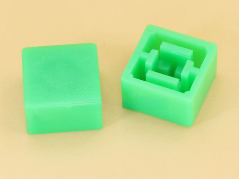 Green Cap S9.2 Square Stem 3.8mm for Switches 12x12x7.3mm