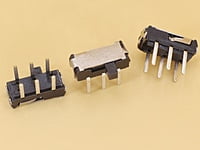 Slide Switch TH Horizontal - 6 pins - 2 circuits - 2 positions