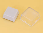 White + Transparent Cover DSA Keycap for MX Compatible Switches
