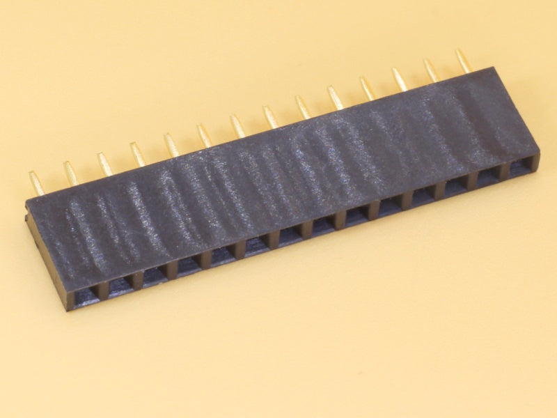 1x14 2.54mm Female Straight Single Row Header Strip