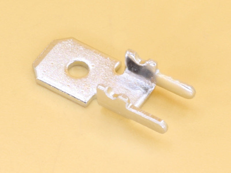 6.3mm Vertical H-type PCB Quick Disconnect Terminal Lug Connector