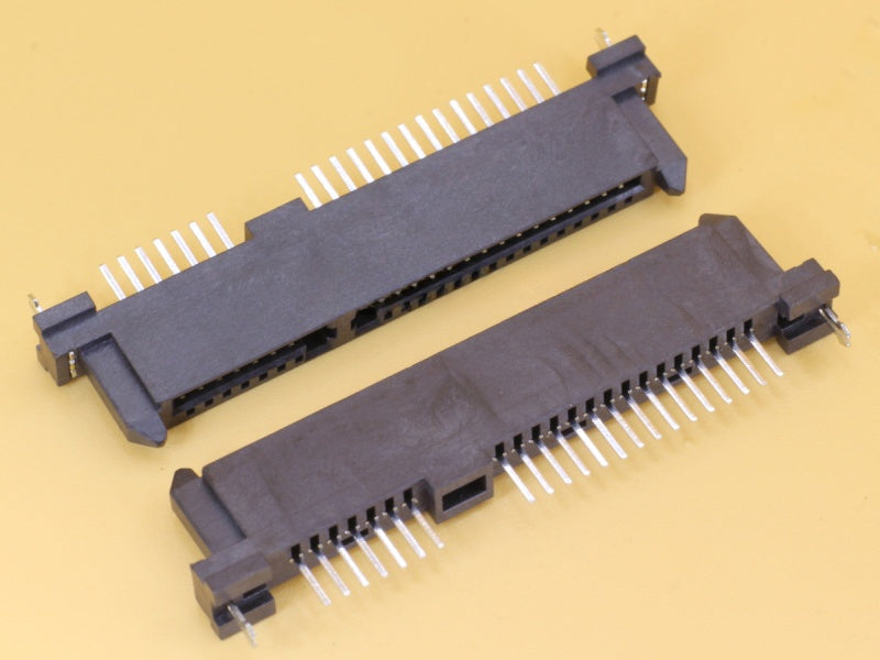 SATA 7+15P Through Hole Vertical Connector