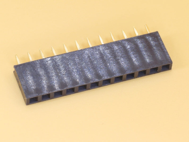 1x12 2.54mm Female Straight Single Row Header Strip