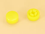 Yellow Cap R8 Square Stem 2.4mm for Switches 6x6x7.3mm