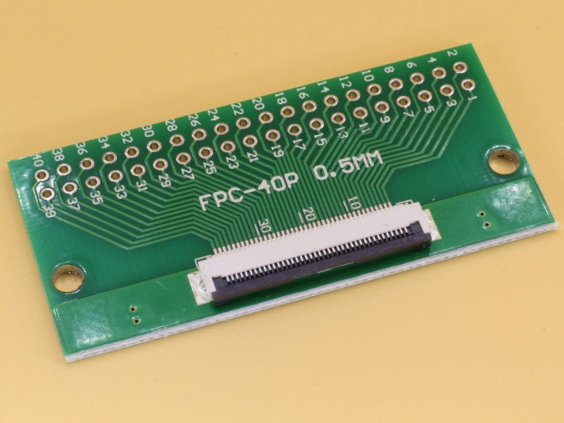 40 Pin PCB with 0.5mm FFC Connector Soldered