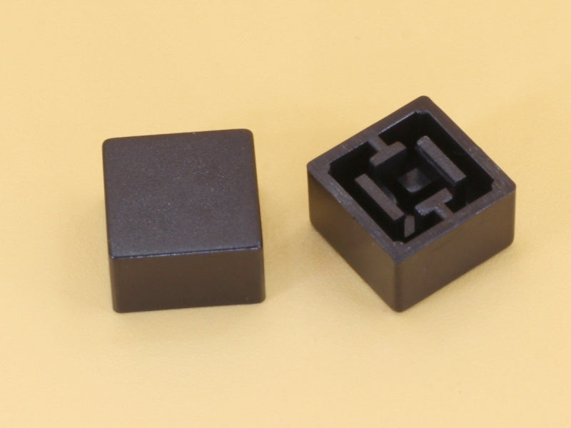 Black Cap S9.2 Square Stem 3.8mm for Switches 12x12x7.3mm