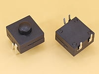 Switch On Off Push 30V 1A Black 4 Pin ON1-OFF-ON2 3 Position