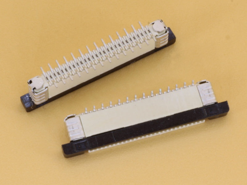 28 Pin 0.5mm Pitch FFC/FPC Top Entry Vertical Connector