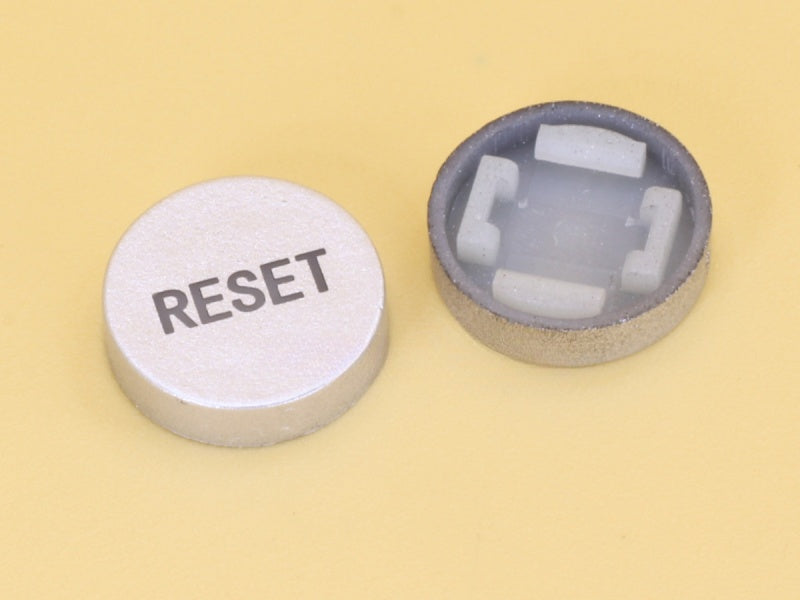Reset Silver Cap R10 for Switch 6x6x7.2H LED