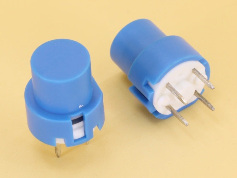 Tact Key Switch Round Blue