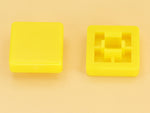 Yellow Cap S12 Square Stem 3.8mm for Switches 12x12x7.3mm