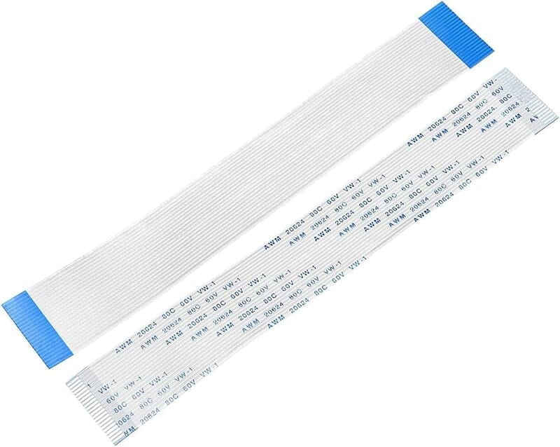 20 Pin 0.5mm Pitch 200mm Same Side Connection FFC Ribbon Flexible Flat Cable