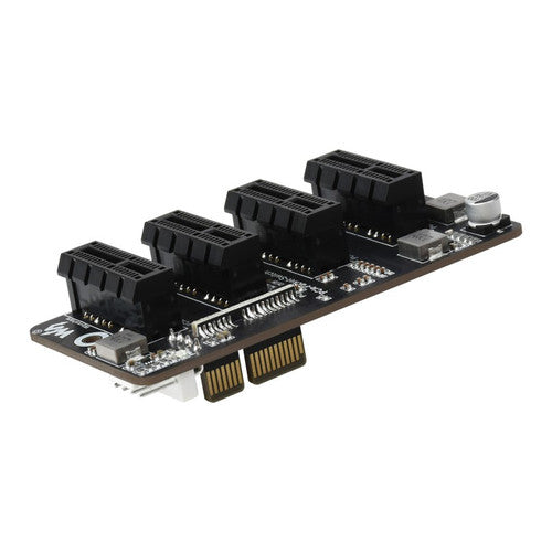 Extended 4-Ch PCIe Gen 2x1 Expander, Stable Performance, Driver-Free