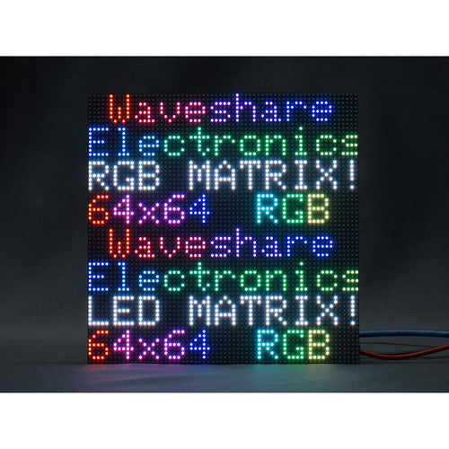 RGB Full-Color LED Matrix Panel, 3mm Pitch, 64Ã—64 Pixels, Adjustable Brightness
