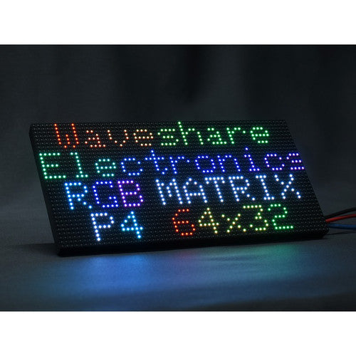 RGB Full-Color LED Matrix Panel, 4mm Pitch, 64Ã—32 Pixels, Adjustable Brightness