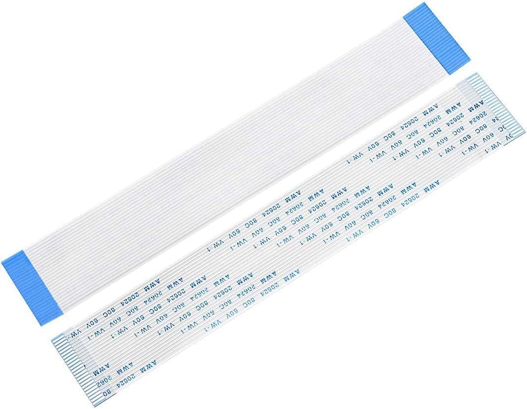 24 Pin 1mm Pitch 300mm Same Side Connection FFC Ribbon Flexible Flat Cable