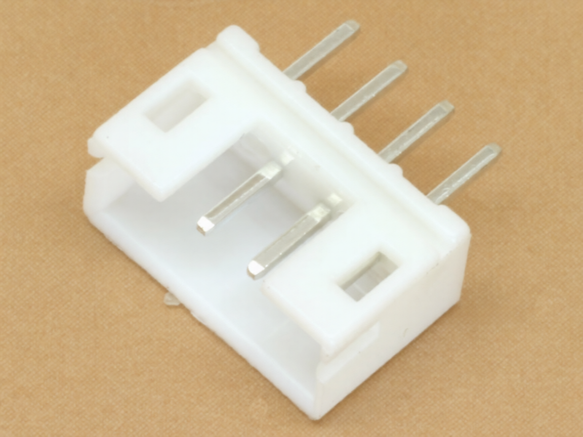 4 pin JST PH 2.0mm Through Hole Header Vertical Straight Top Entry