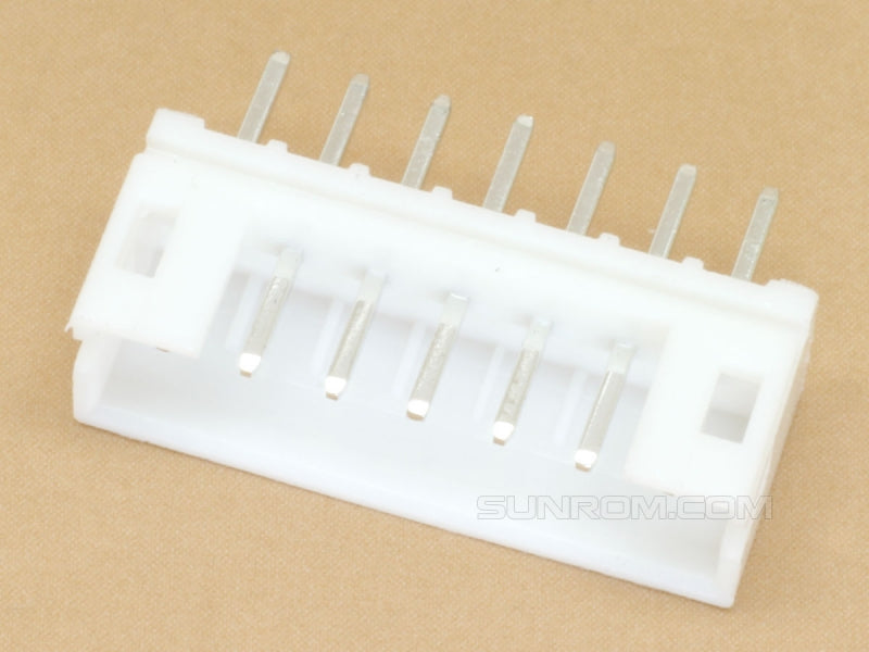 7 pin JST PH 2.0mm Through Hole Header Vertical Straight Top Entry