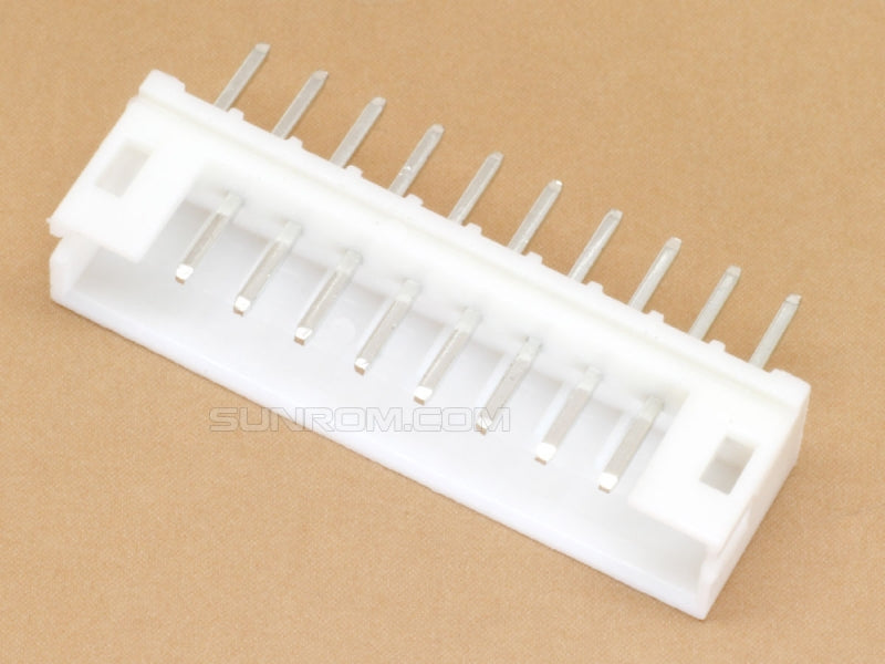 10 pin JST PH 2.0mm Through Hole Header Vertical Straight Top Entry