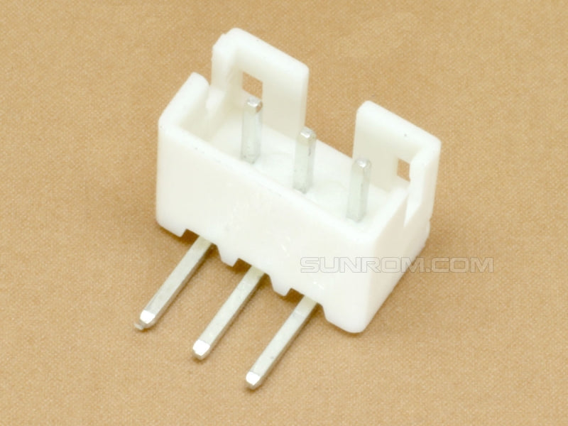 3 pin JST PH 2.0mm Through Hole Header Horizontal Right Angle Side Entry