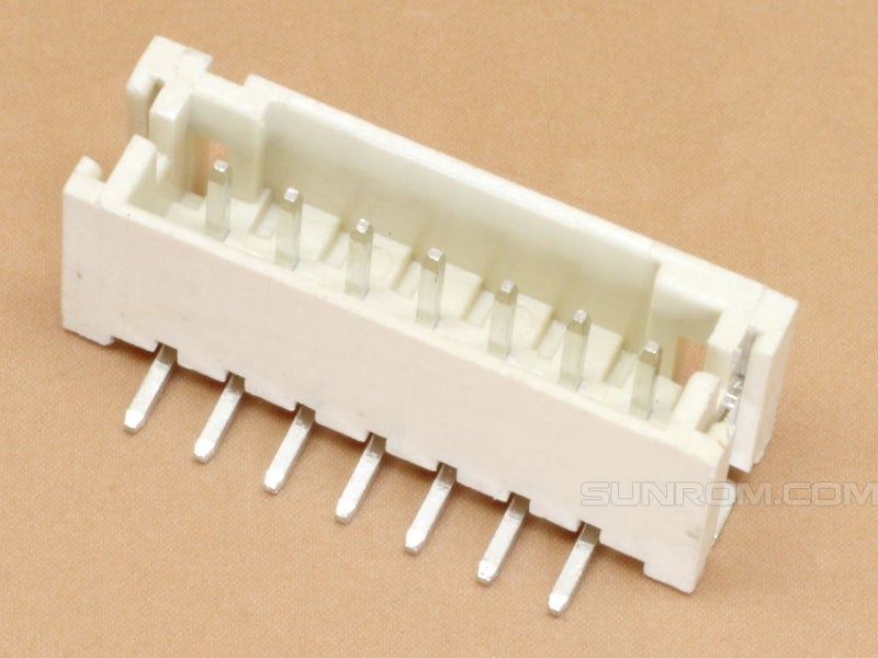 7 pin JST PH 2.0mm SMT Header Vertical Straight Top Entry