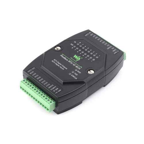 Industrial 8-Ch Digital Input-Output Module 7~36V Modbus RTU