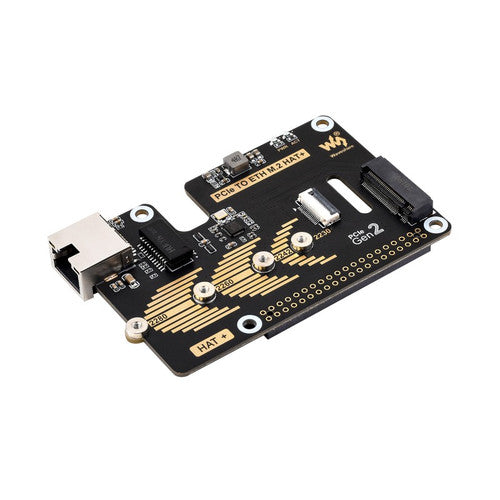 PCIe To ETH and M.2 Adapter for Raspberry Pi 5