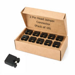 2 Pin Head Jumper Connector (Pack of 10)