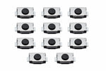 2 Pin 3x4x2mm Round Button SPST Straight Tactile Switch SMD (Pack of 10)