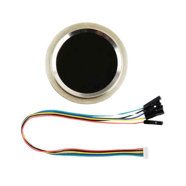 Round-shaped All-in-one UART Capacitive Fingerprint Sensor