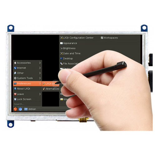 5 inch Resistive Touch Screen LCD, HDMI interface, 800x480 Resolution - Waveshare