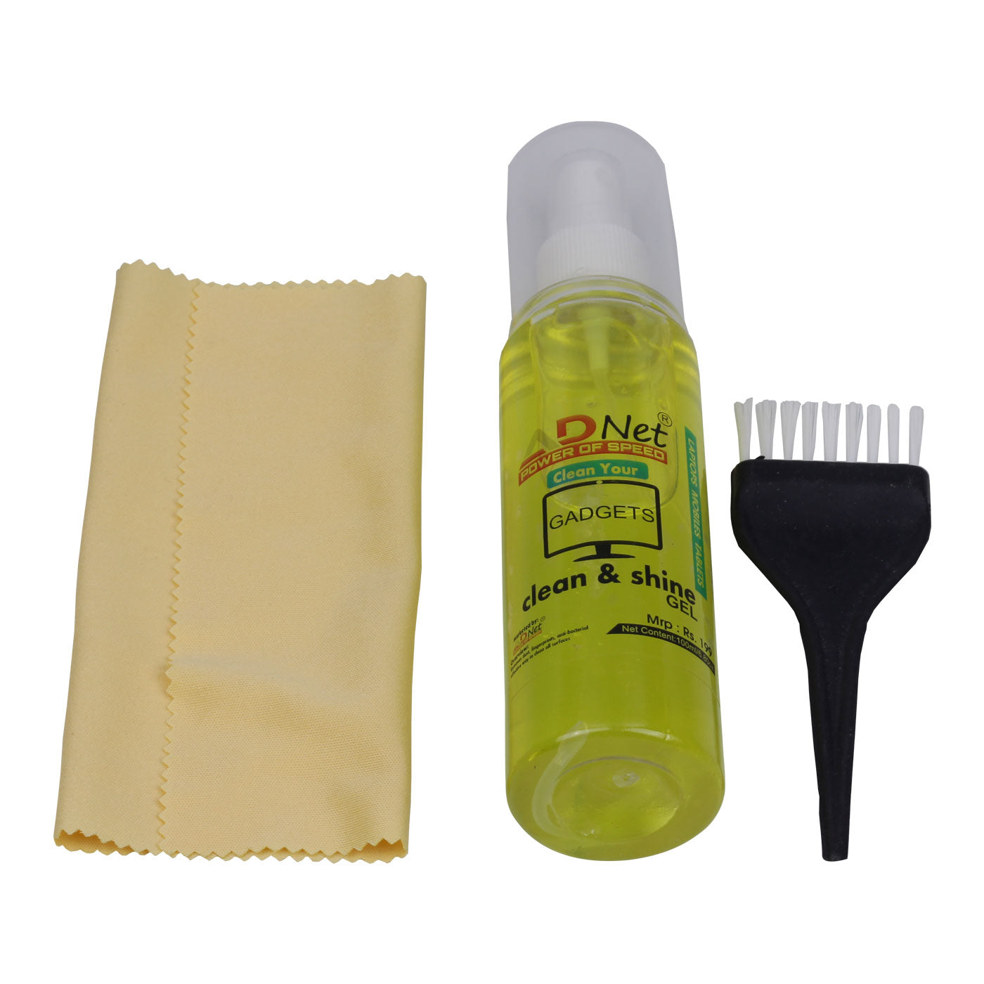 3-in-1 Screen Cleaning Kit with Brush and Micro Cloth For PC Laptop