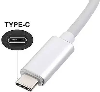 30W Laptop Adapter Compatible for Type-C Connector with MacBook, Lenovo, Dell, HP, ASUS (Power Cord Included)