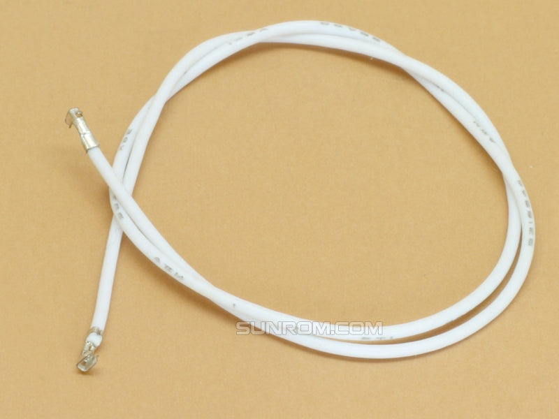 20cm JST PH 2.0mm both side crimped wire - White