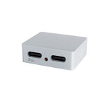 Type-C Power And Signal Splitter, 5V DC Independent Power Supply, 3 x Type-C Female Ports