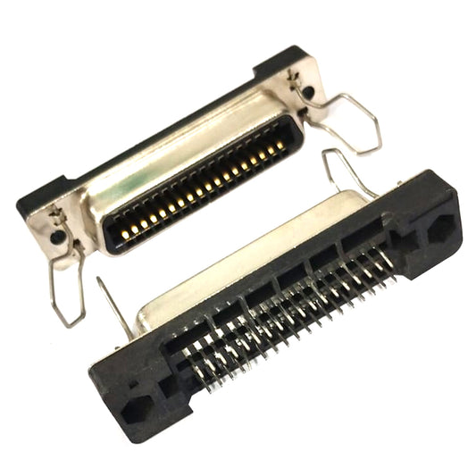 36 Pin Centronics Female PCB Right Angle
