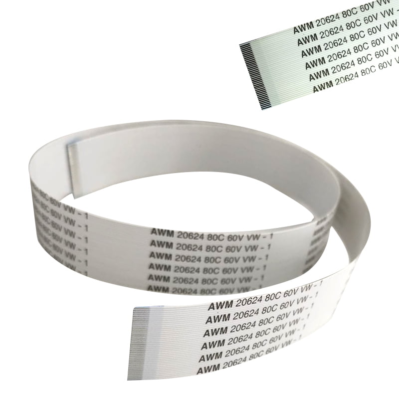 38 Pin 0.5mm Pitch 512mm Same Side Connection FFC Ribbon Flexible Flat Cable
