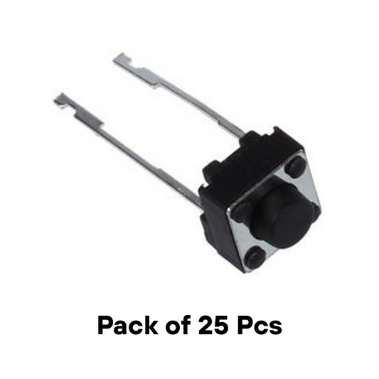 2 Pin Micro Tactile Switch Push To On Button For All Printer (Pack of 25 Pcs)