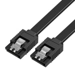 SATA III 6.0 Gbps Data Cable with Locking Latch for HDD & SSD