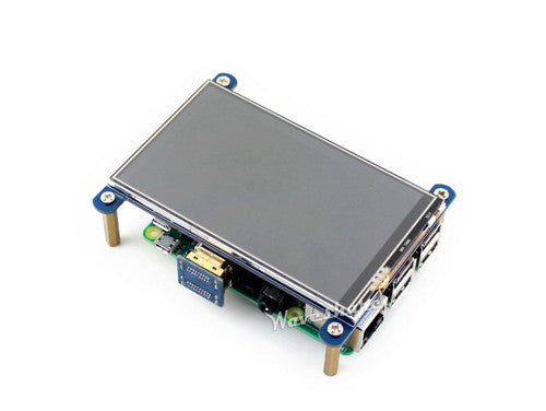 4 inch Resistive Touch Screen LCD Designed for Raspberry Pi, 800Ã—480 resolution - Waveshare