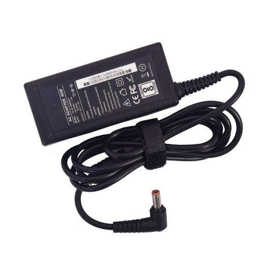 40W Laptop Adapter Compatible (20V, 2A) 5.5mm x 2.5mm (Power Cord Included)